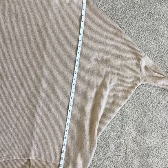 Cream/ Taupe boat neck sweater - Picture 4 of 8